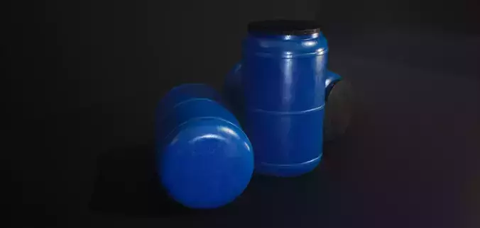 PBR Barrel Plastic - Texture Variation