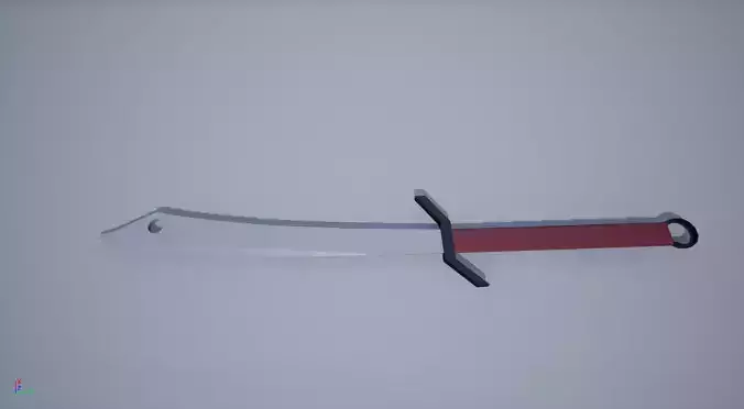 Low Poly Dadao sword