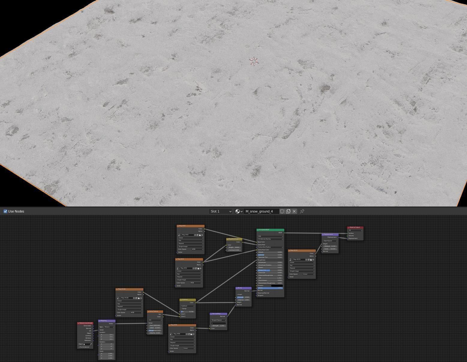 Ultra realistic Snow ground 4 2021 Hq Scan  3D model_5