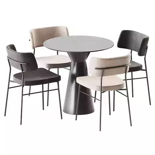 Table Roller by Gaber and Chair Marlen by TrabA