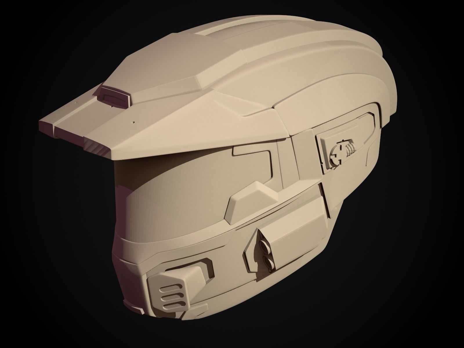 printable halo mk5 sci-fi helmet with body kits 3D model 3D printable ...