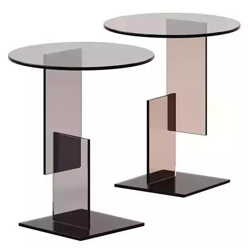 Glass Coffee Table Don Gerrit by Glas Italia