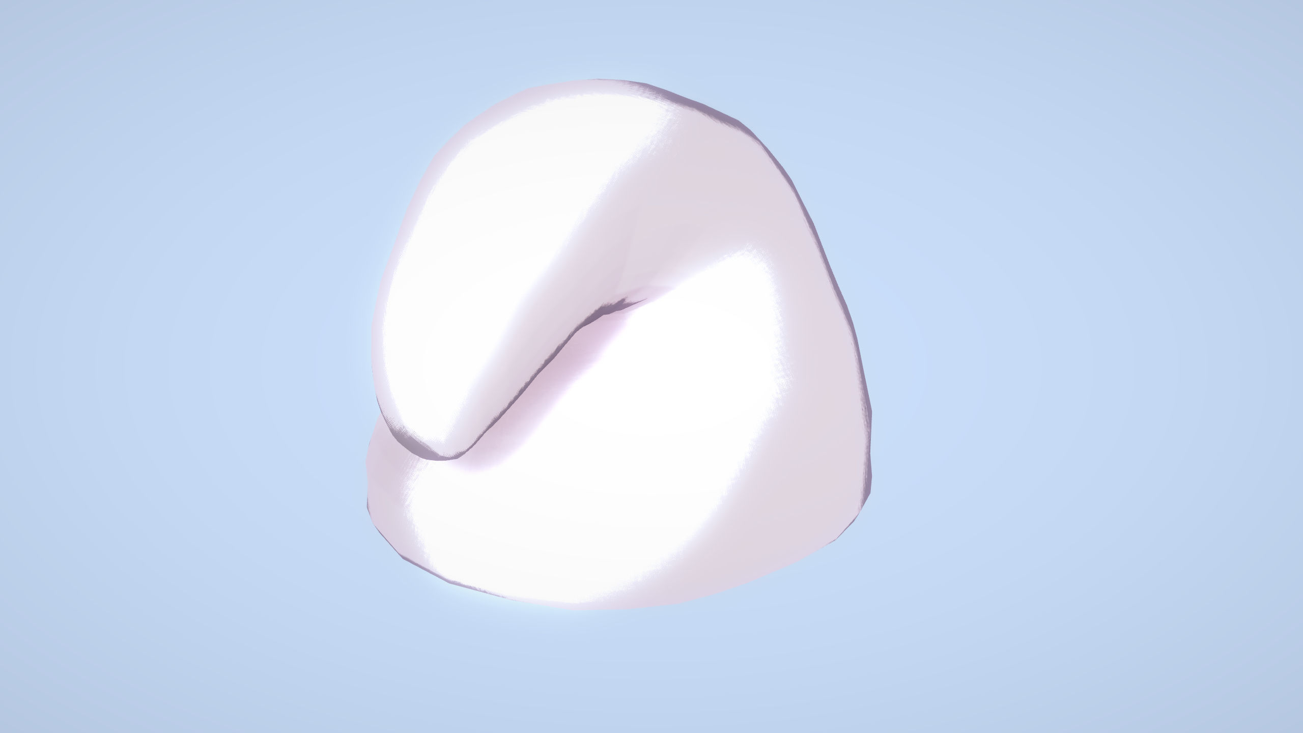 Smurf Hat Low-poly 3D model_3