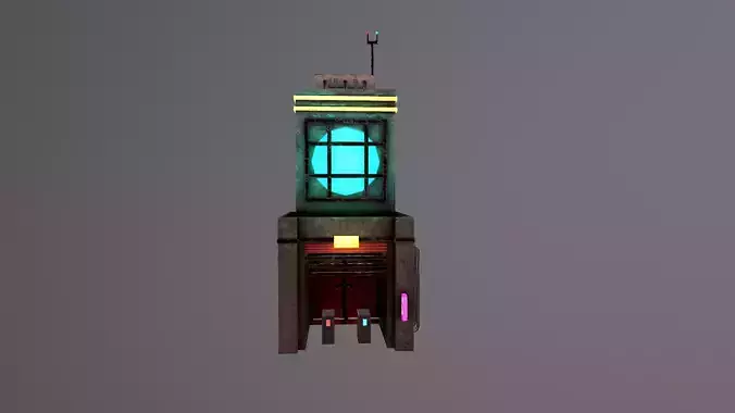 Cyberpunk City - Building 1