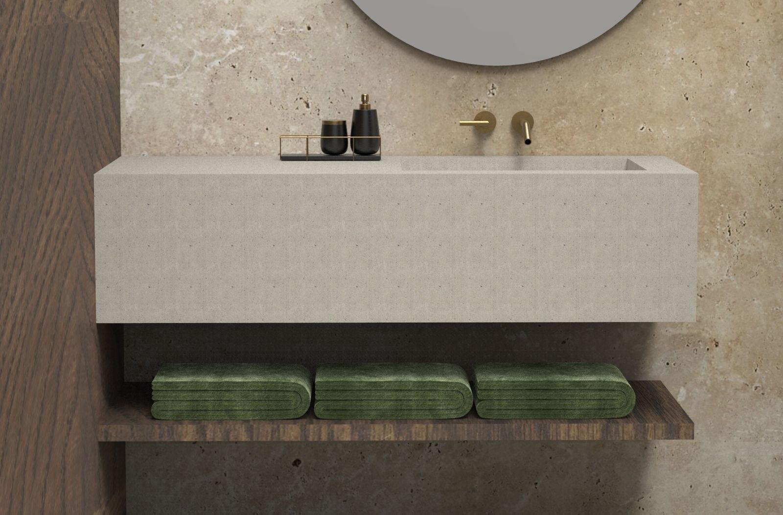 Bathroom set up 3D model_1