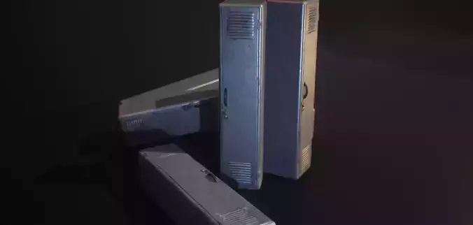 PBR Metal Locker - Texture Variation