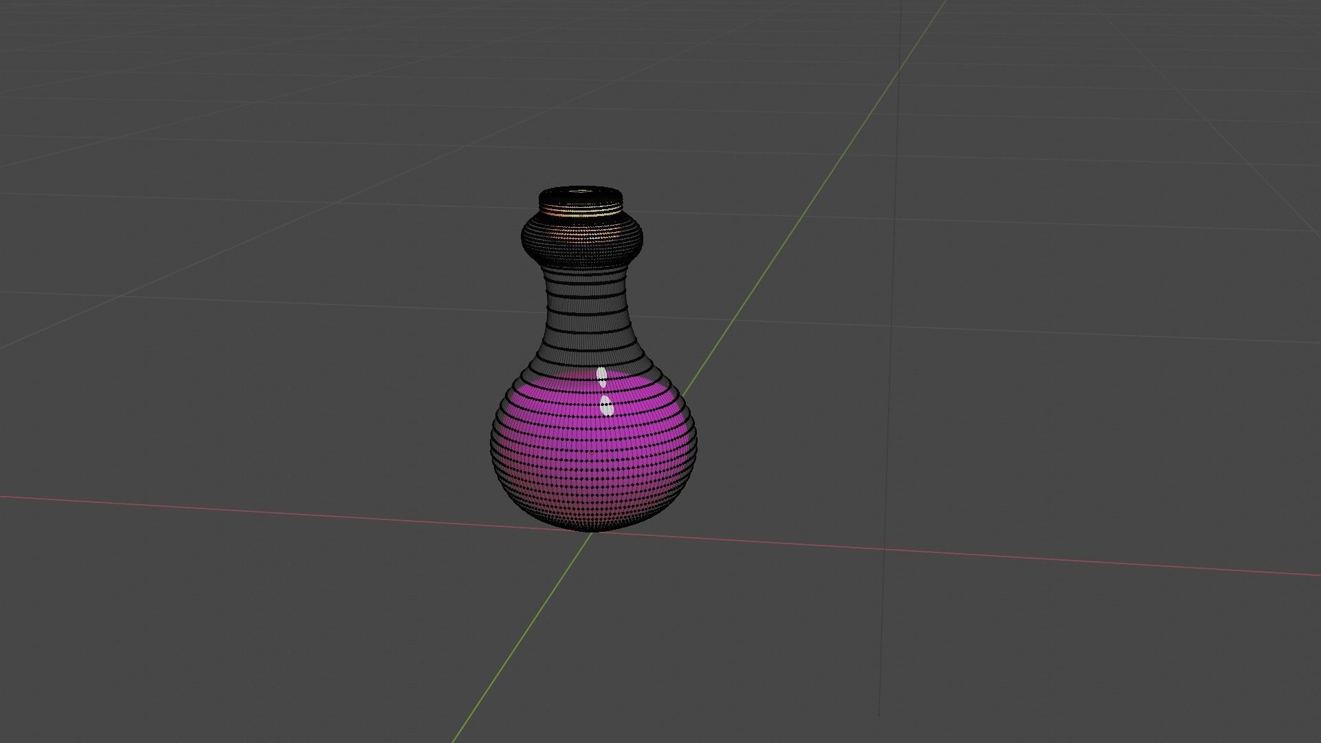 Potion liquid in bottle 3D model_4