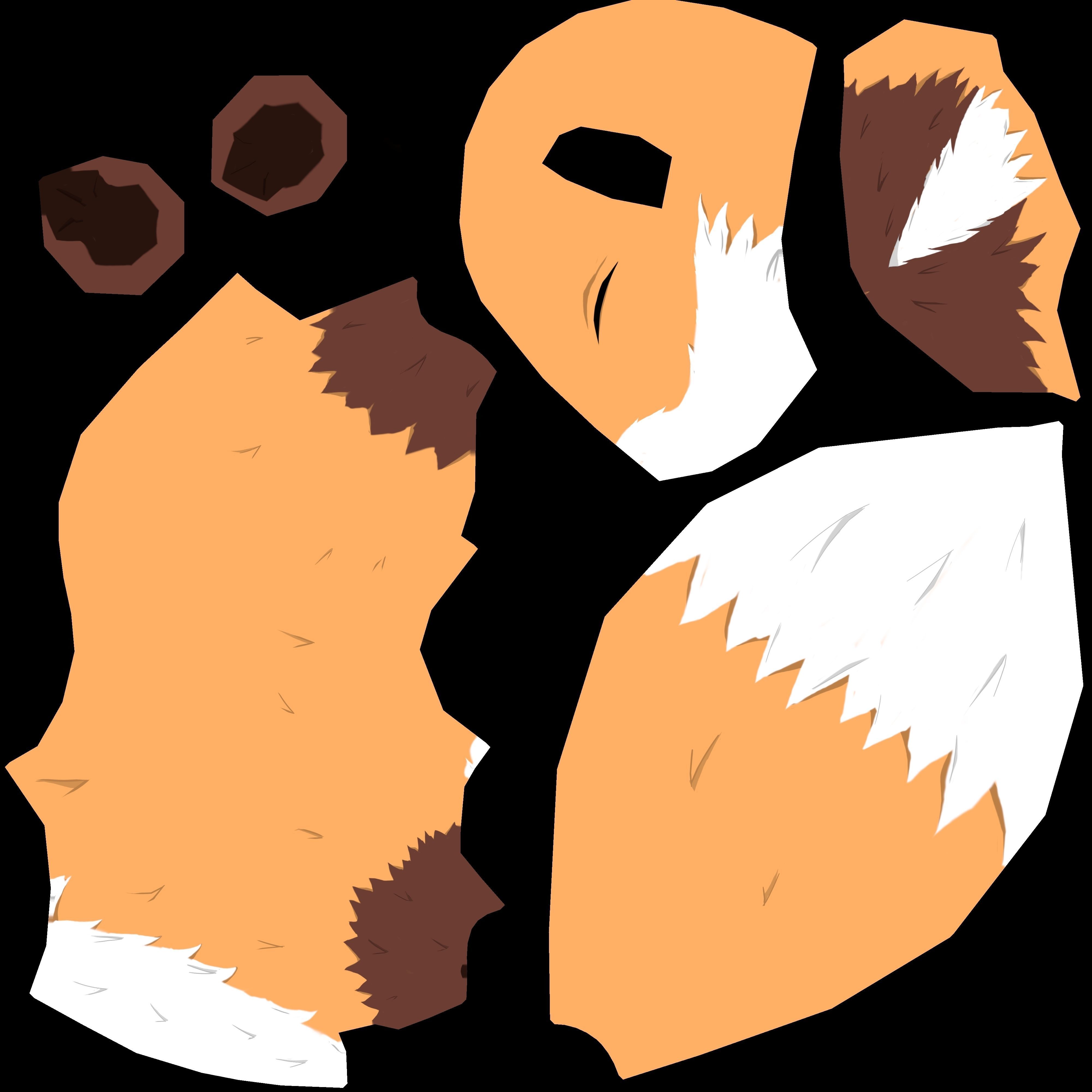 TOON FOX Low-poly 3D model_18