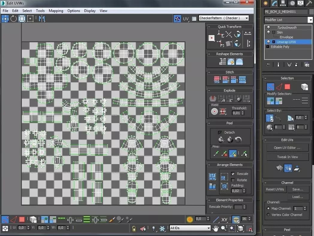 RIGGED CHARACTER---Box Cartoon Man Standard 3D model_29