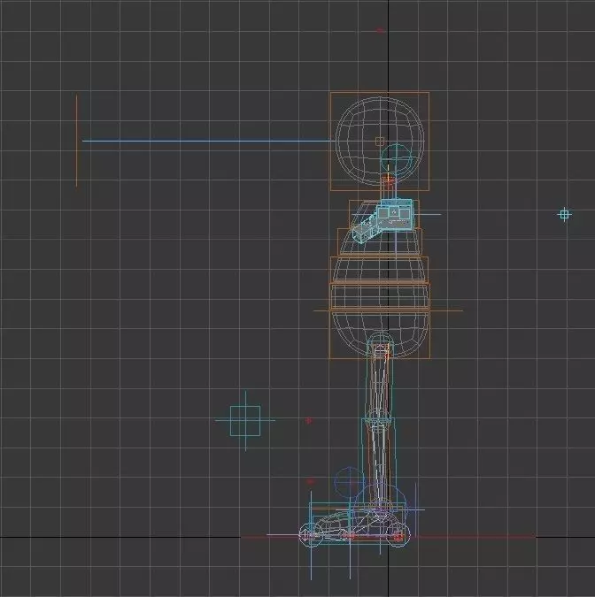 RIGGED CHARACTER---Box Cartoon Man Standard 3D model_25