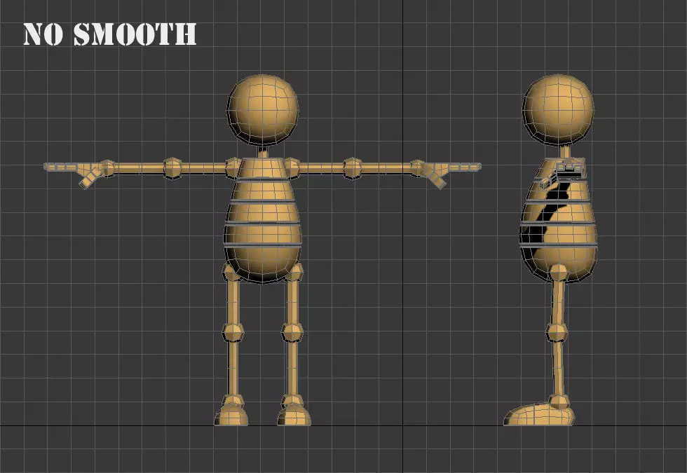 RIGGED CHARACTER---Box Cartoon Man Standard 3D model_30