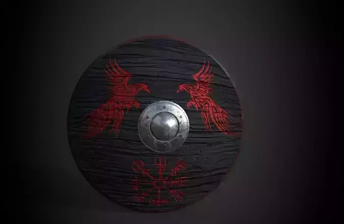 Nordic Ravenshield Low-poly 3D model
