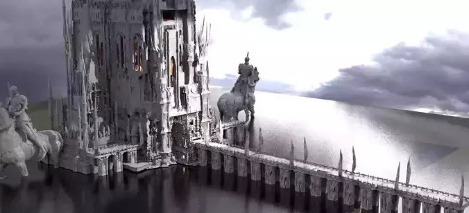 Knights castle Walkways Winter 