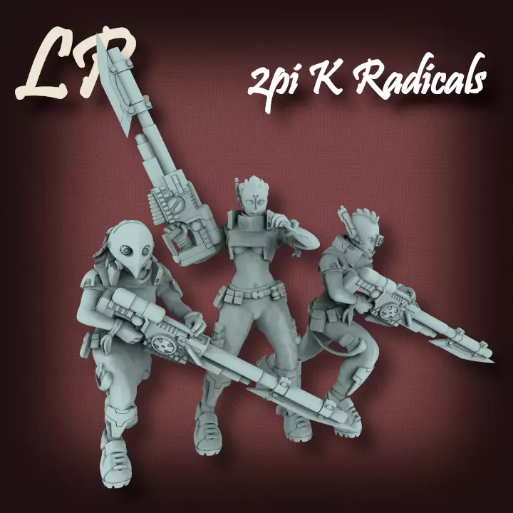 2pi K Radical Mercs 3D print model