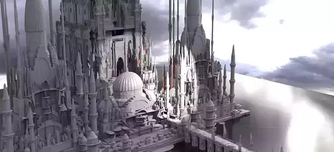 Sci fi fantasy hybrid architecture