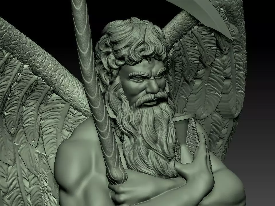 Chronos God of Time 3D print model