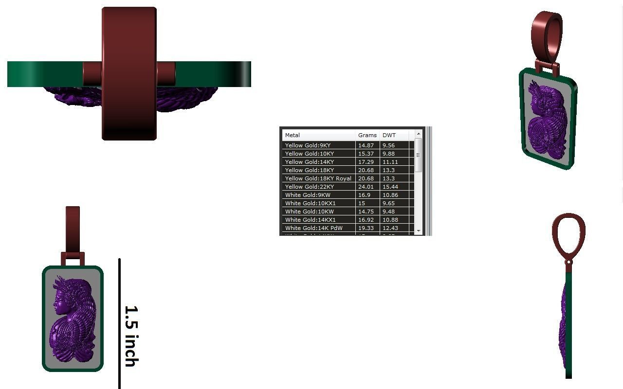 Sussie Lady Fortune 3D print model_1