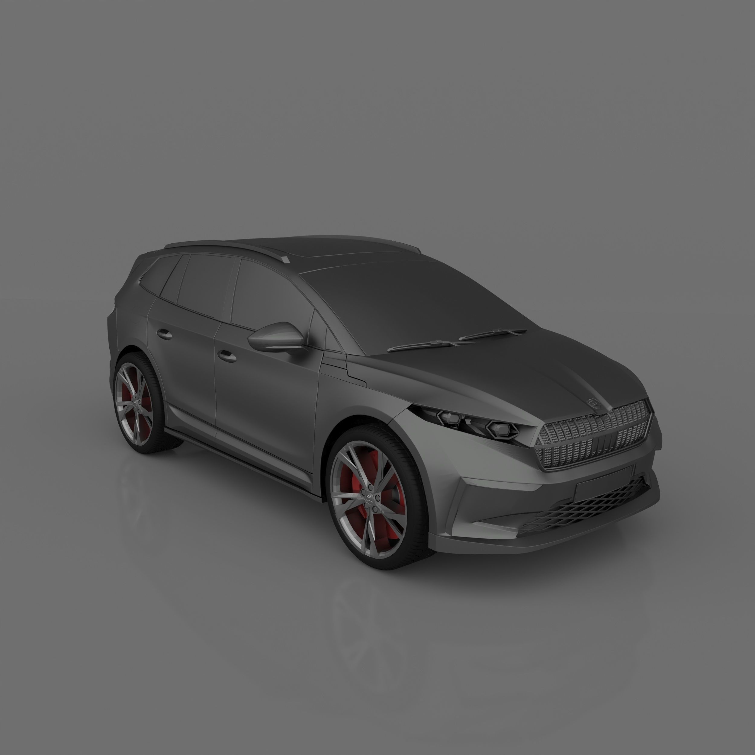 Skoda Enyaq IV Ready to Print STL Files 3D print model_5