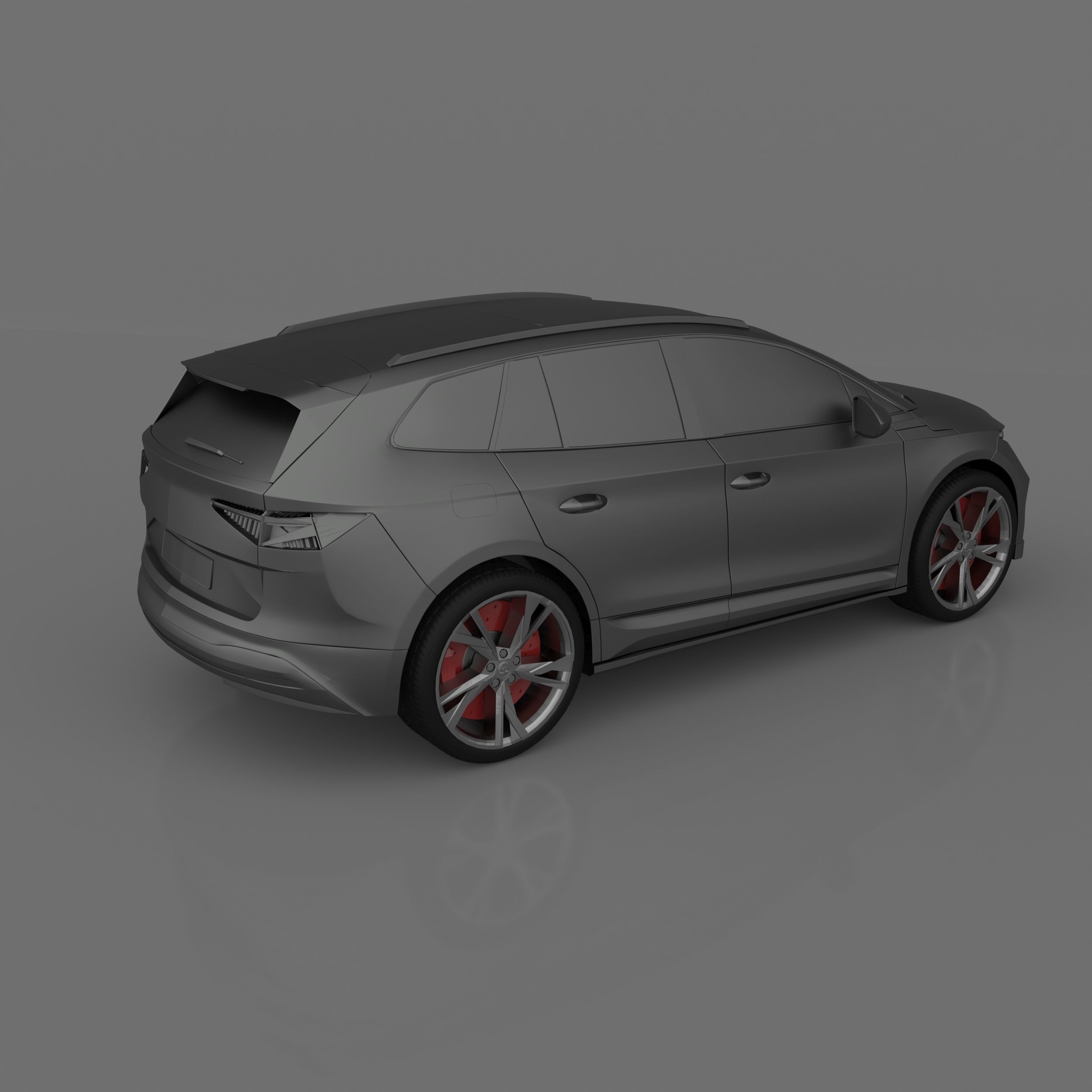 Skoda Enyaq IV Ready to Print STL Files 3D print model_8