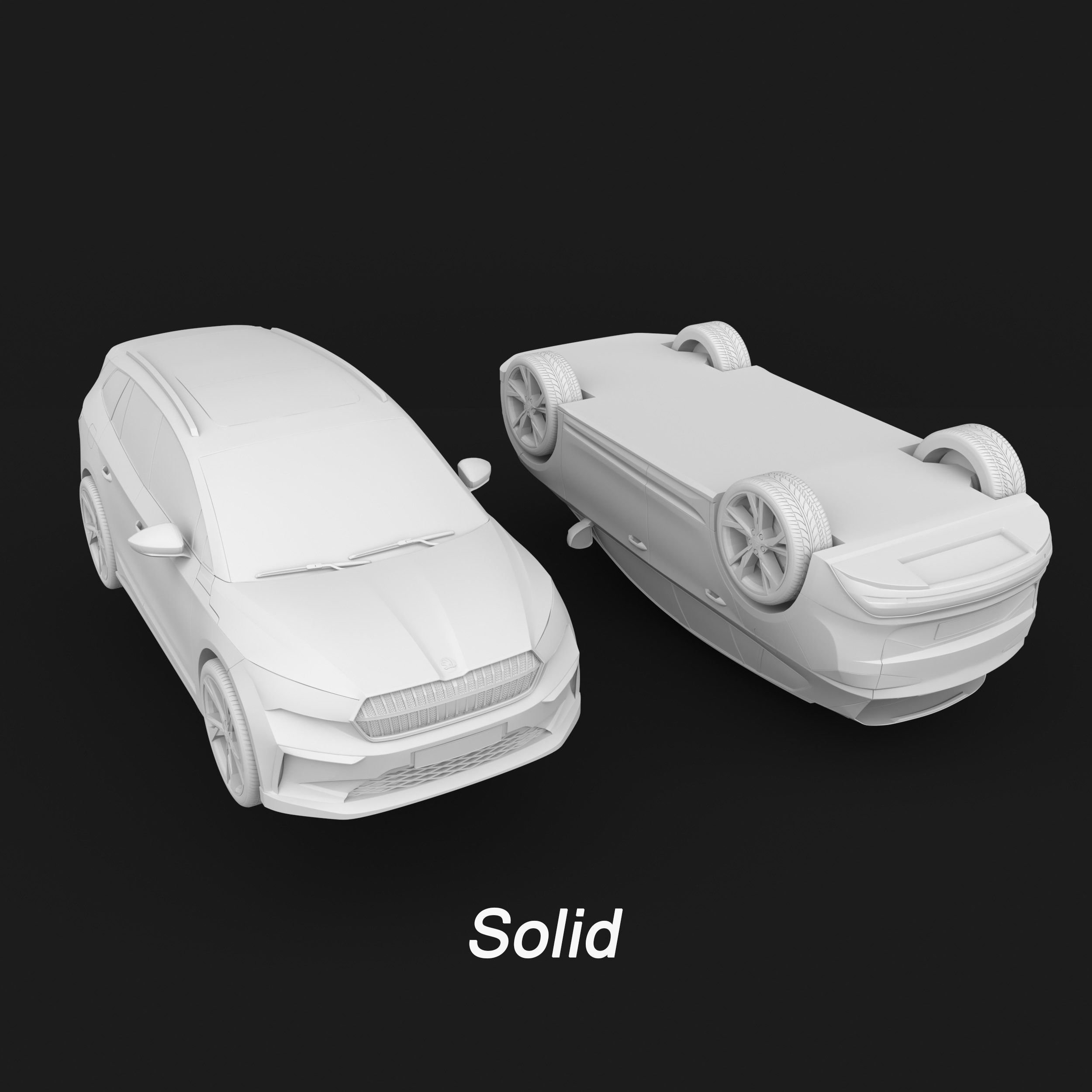 Skoda Enyaq IV Ready to Print STL Files 3D print model_2
