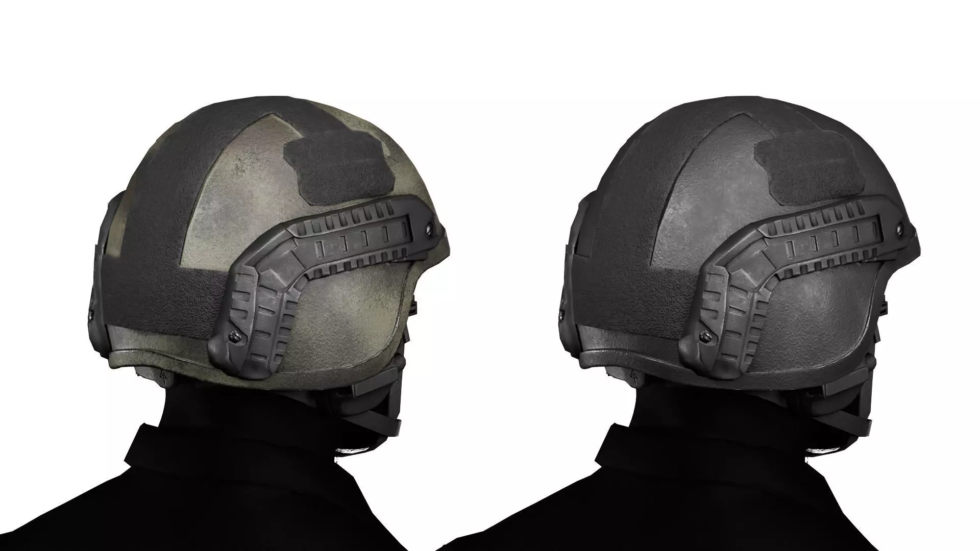 LSHZ HELMET LOW CUT Low-poly 3D model_3