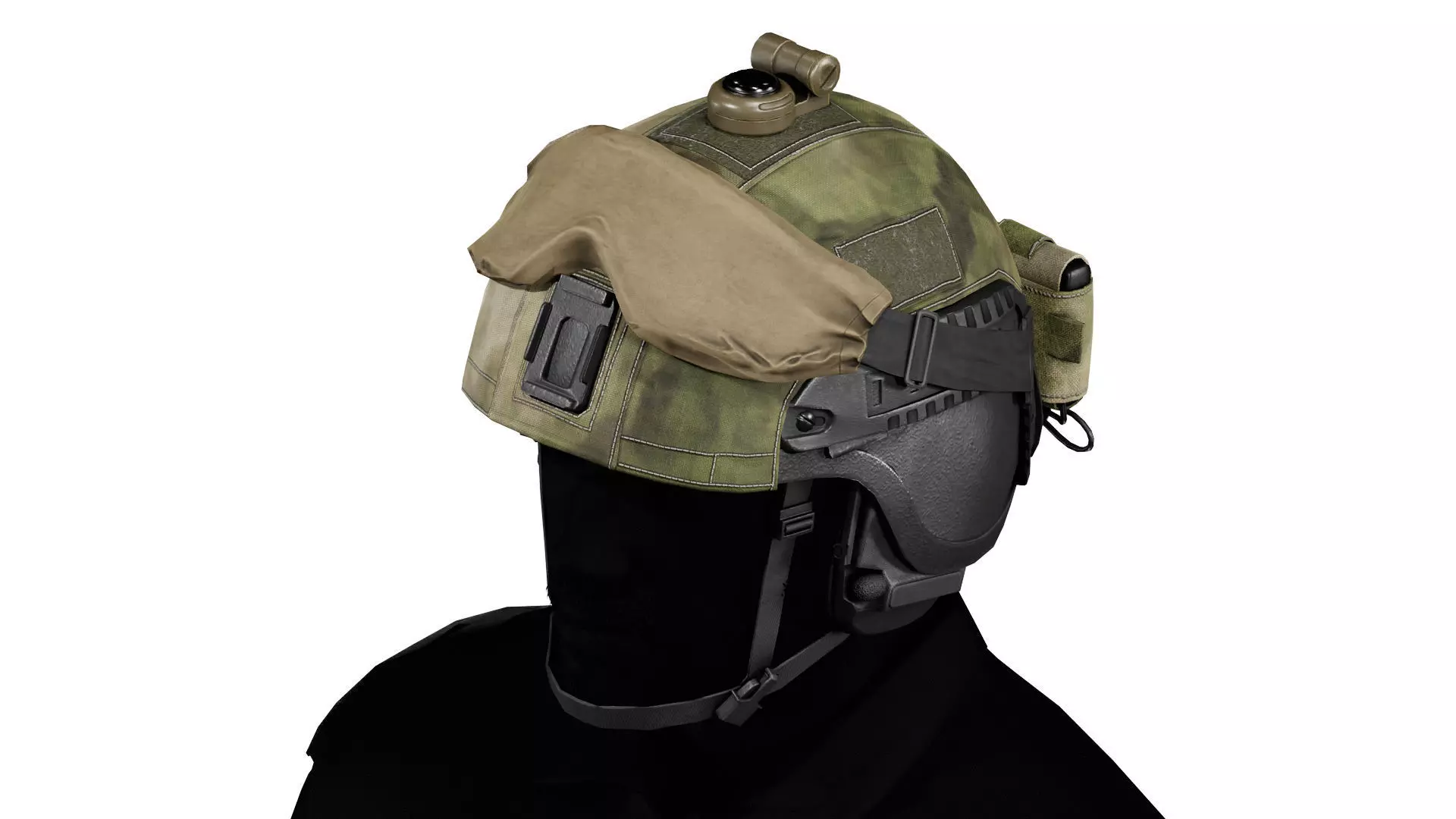 LSHZ HELMET LOW CUT Low-poly 3D model_6