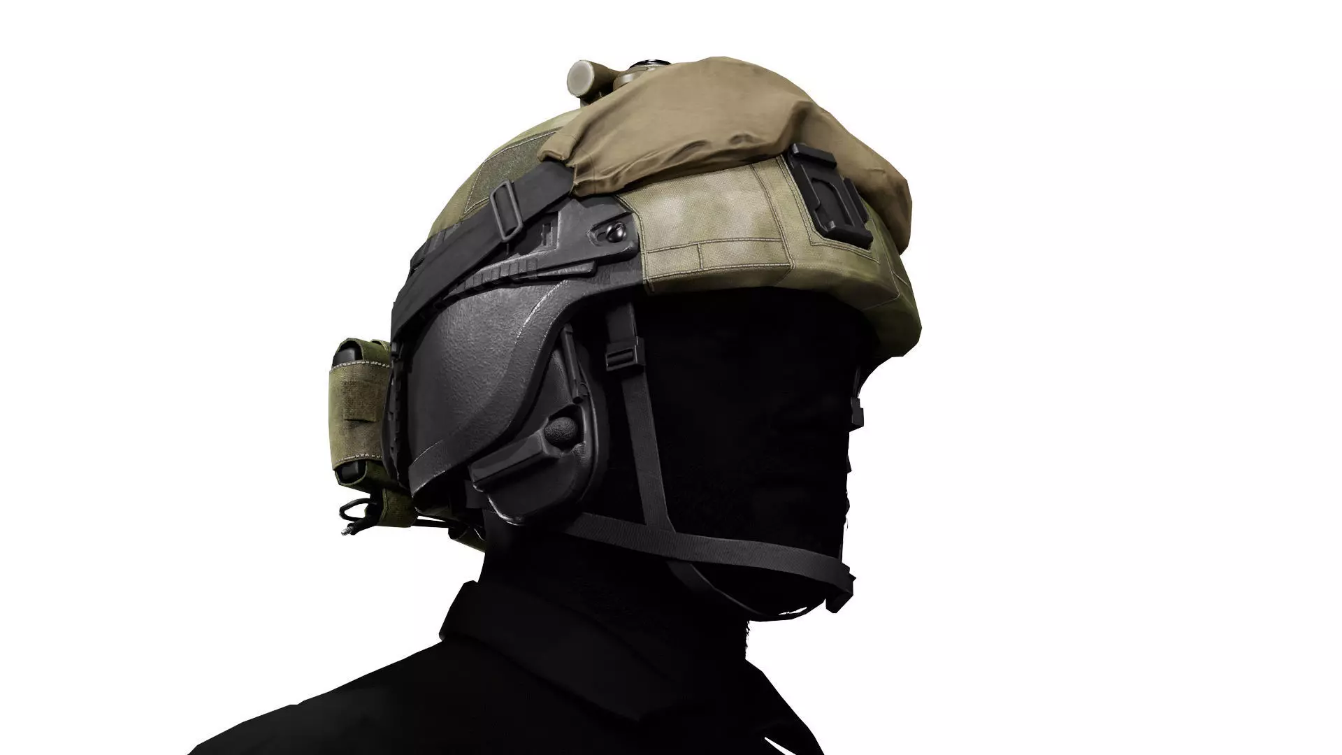 LSHZ HELMET LOW CUT Low-poly 3D model_4