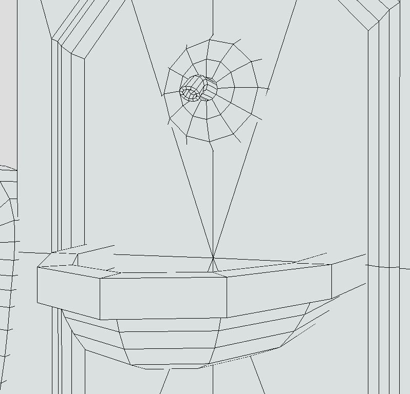 Fountain Low-poly 3D model_15