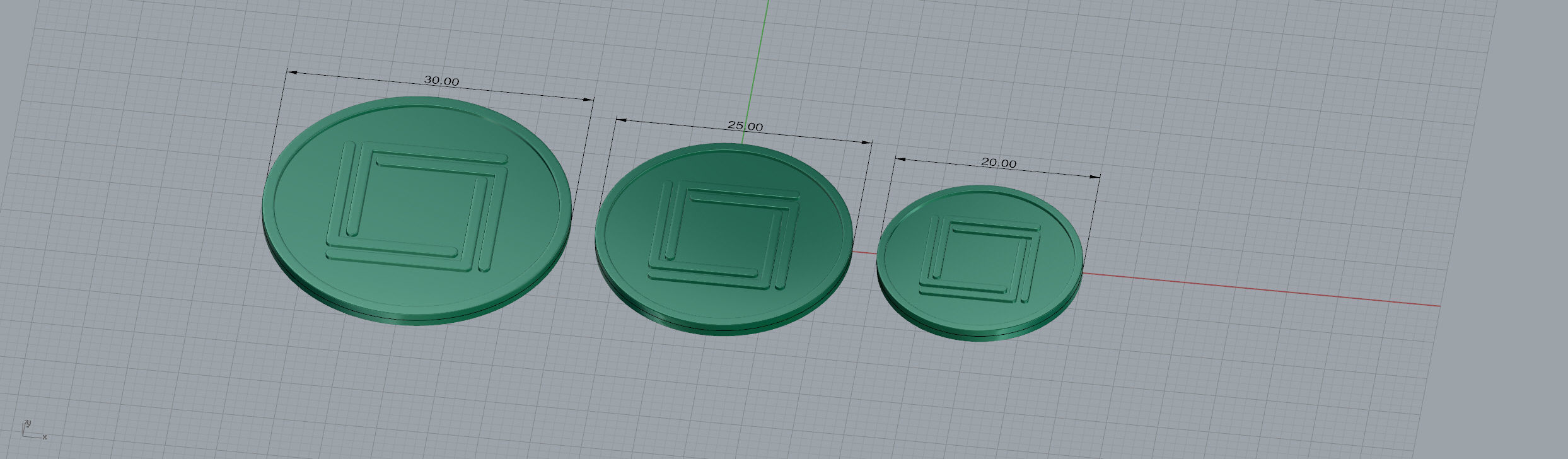 Coin squid game  3D print model_1