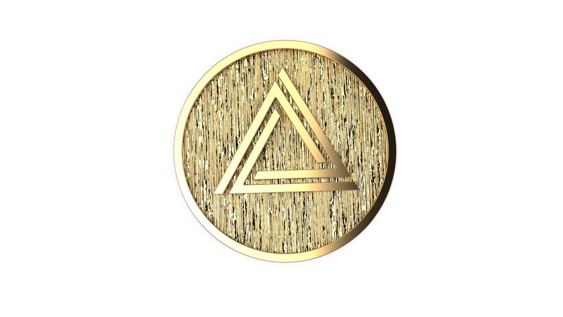 Coin squid game  3D print model_5