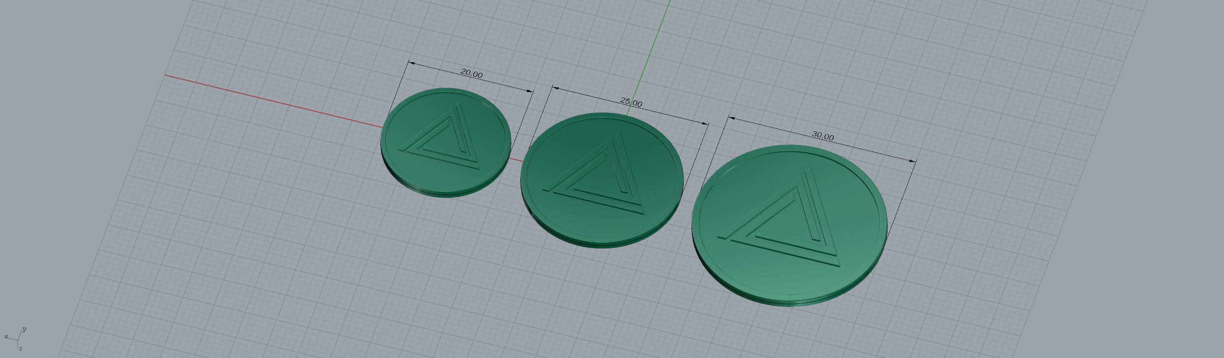 Coin squid game  3D print model_2