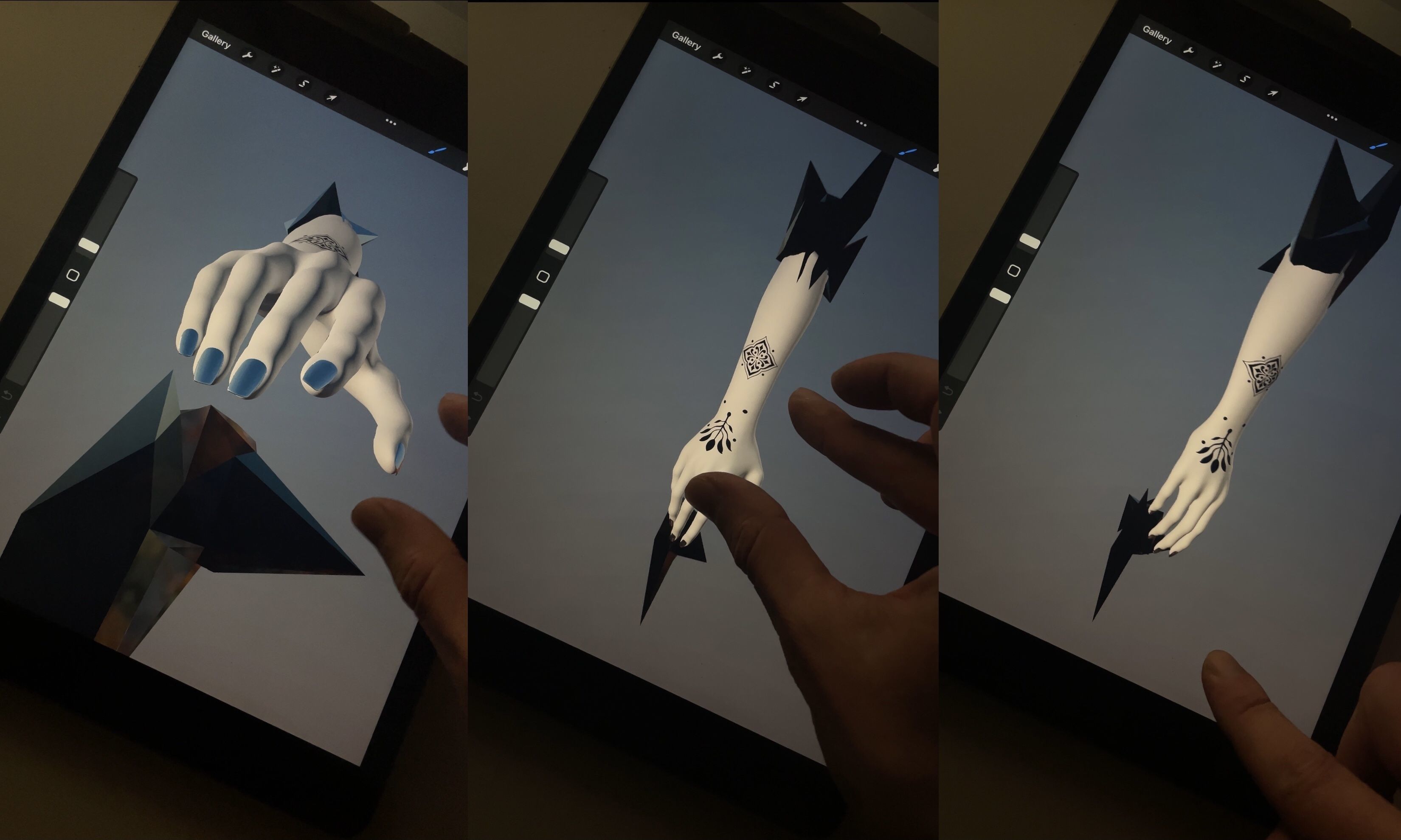 Tattoo Mockup for Procreate 3D model_0