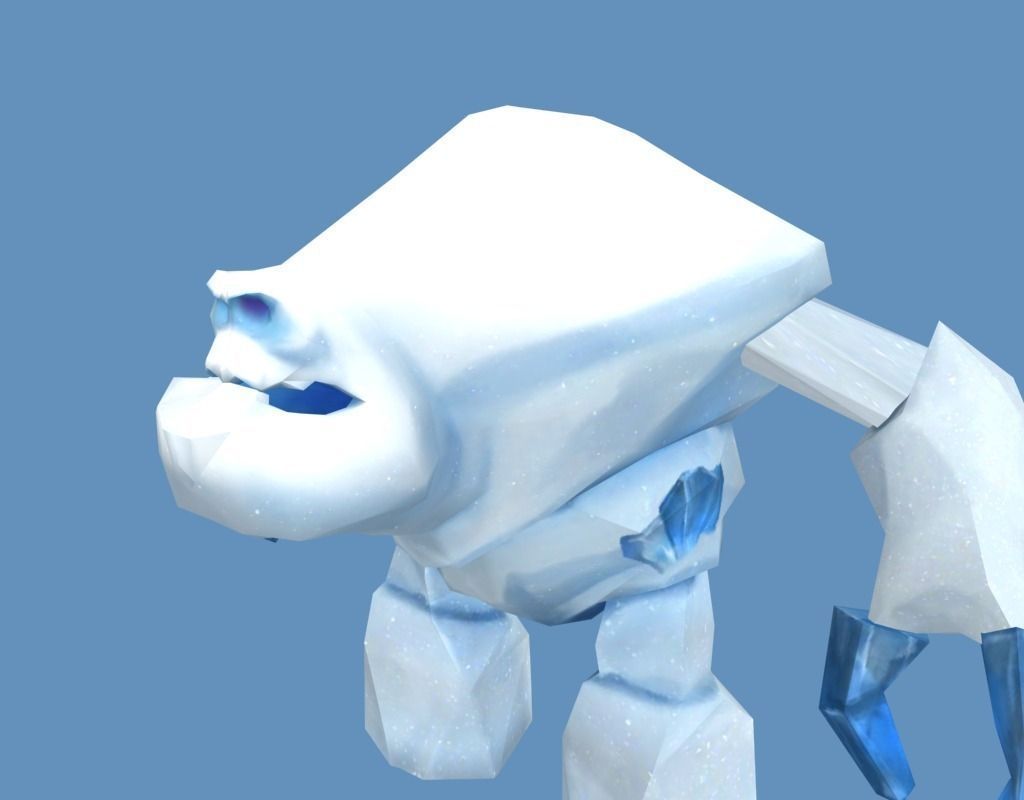 Marshmallow - Frozen Free low-poly 3D model_2