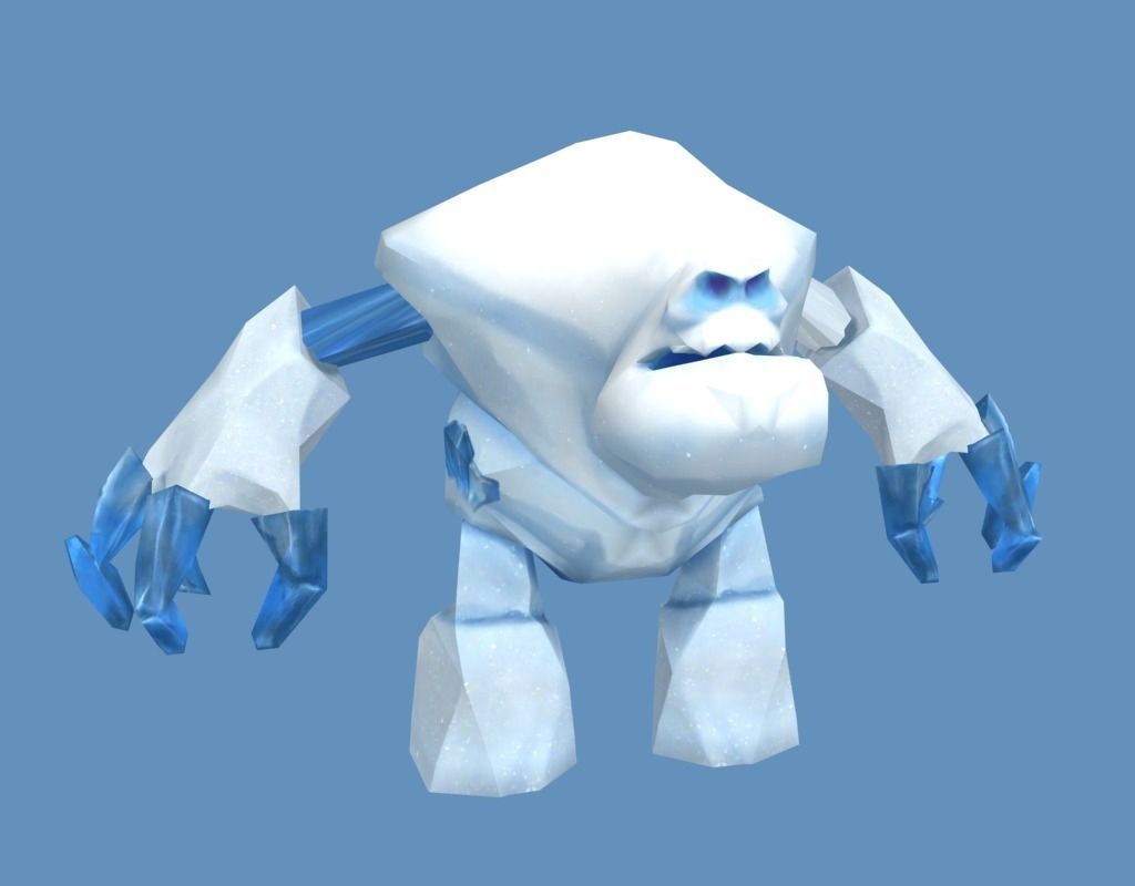 Marshmallow - Frozen Free low-poly 3D model_0