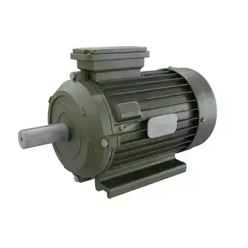 Electrical Asynchronous Motor Low-poly 3D model