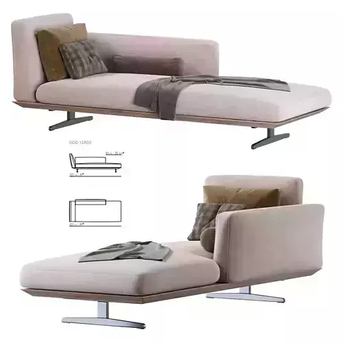 Evergreen Chaise Longue cod 15R33