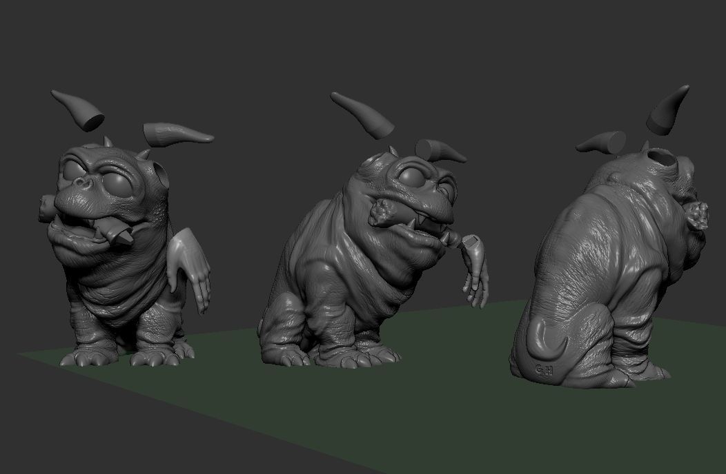 little zuul new version 3D print model_8