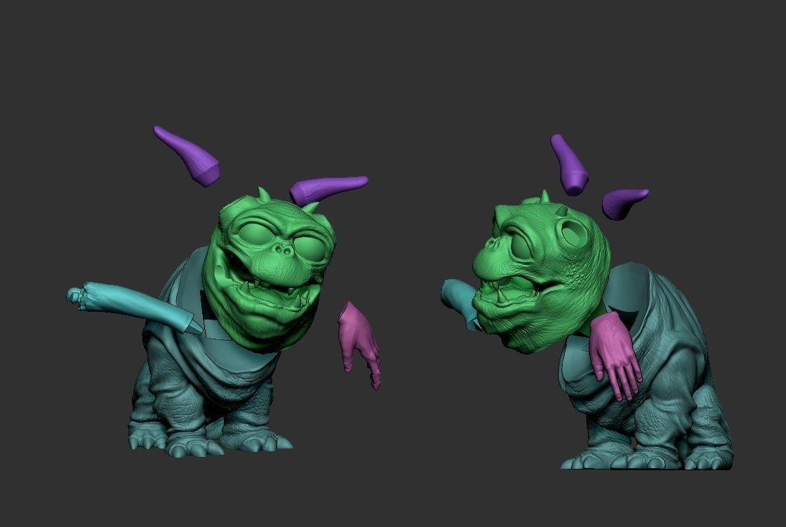 little zuul new version 3D print model_13