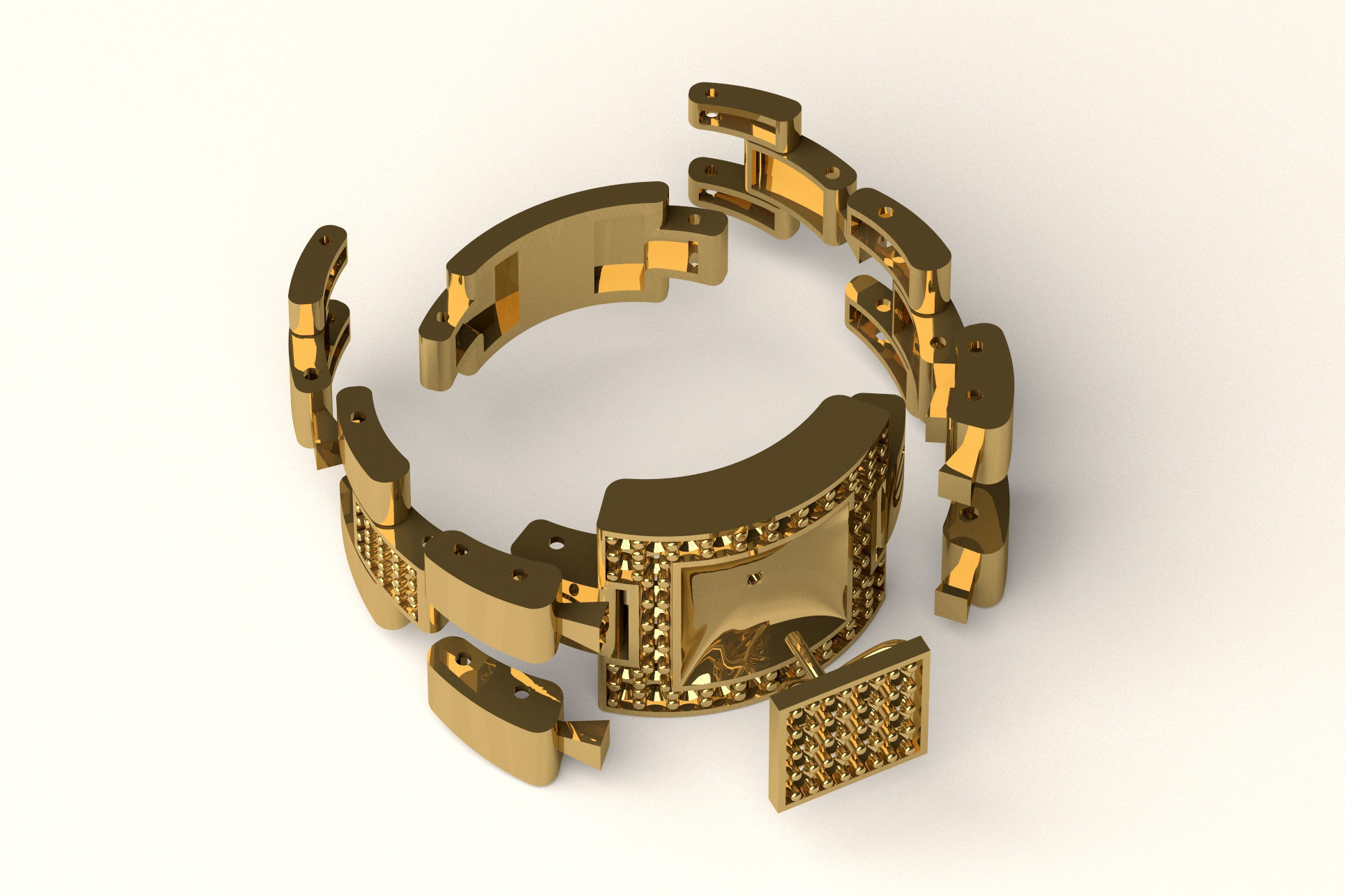 Ring R 59 3D print model_2