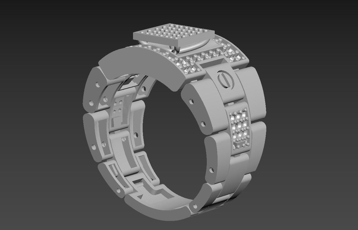 Ring R 59 3D print model_8