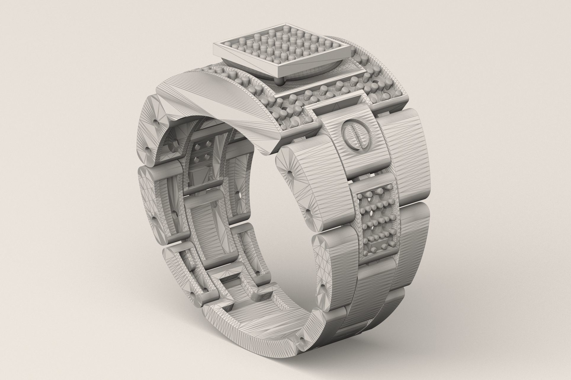 Ring R 59 3D print model_6