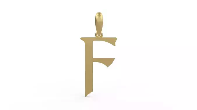 Initial Letters Pendant Dumbledor F