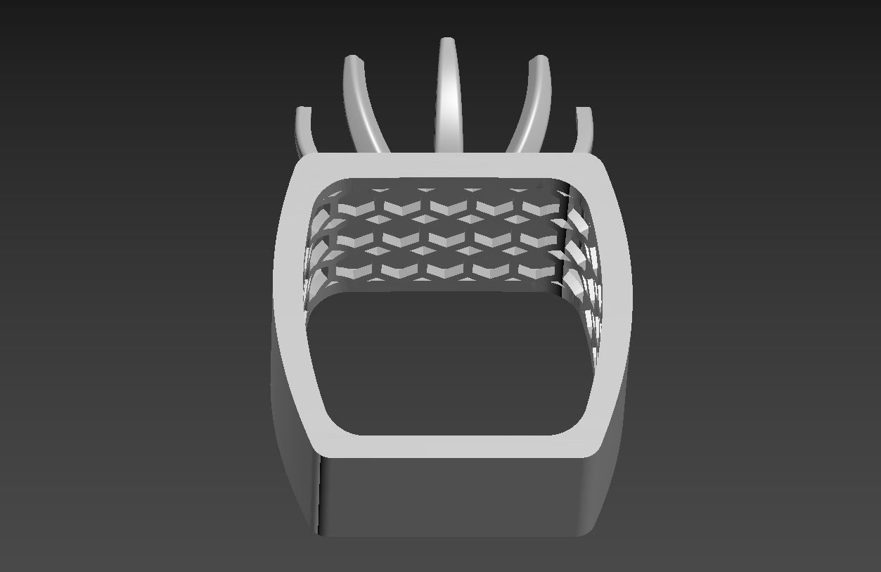 Ring R 61 3D print model_8