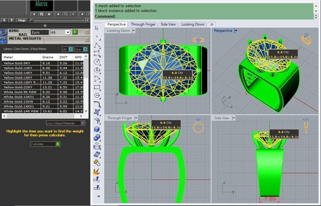 Ring R 61 3D print model_4