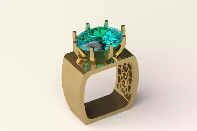 Ring R 61 3D print model