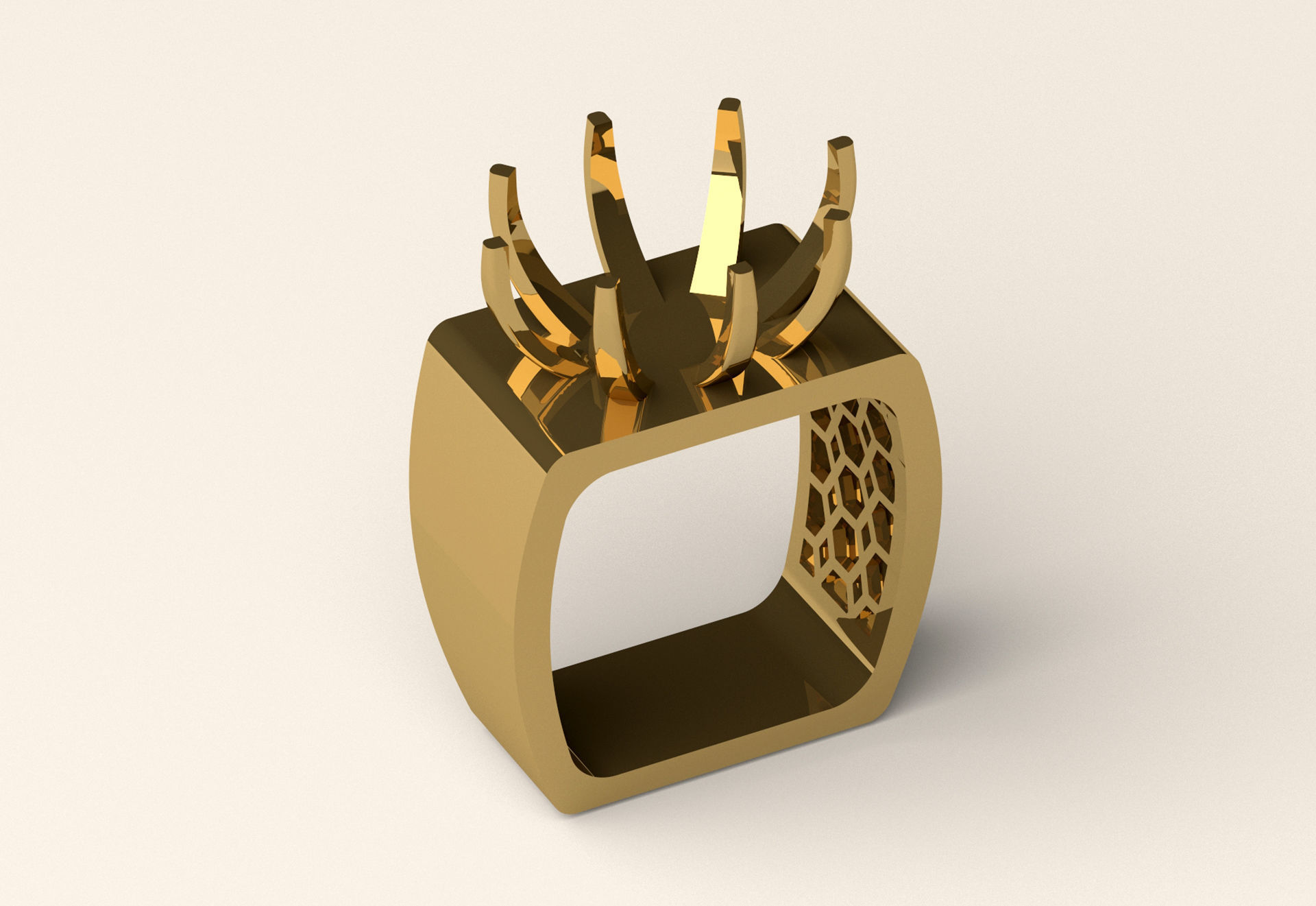 Ring R 61 3D print model_2