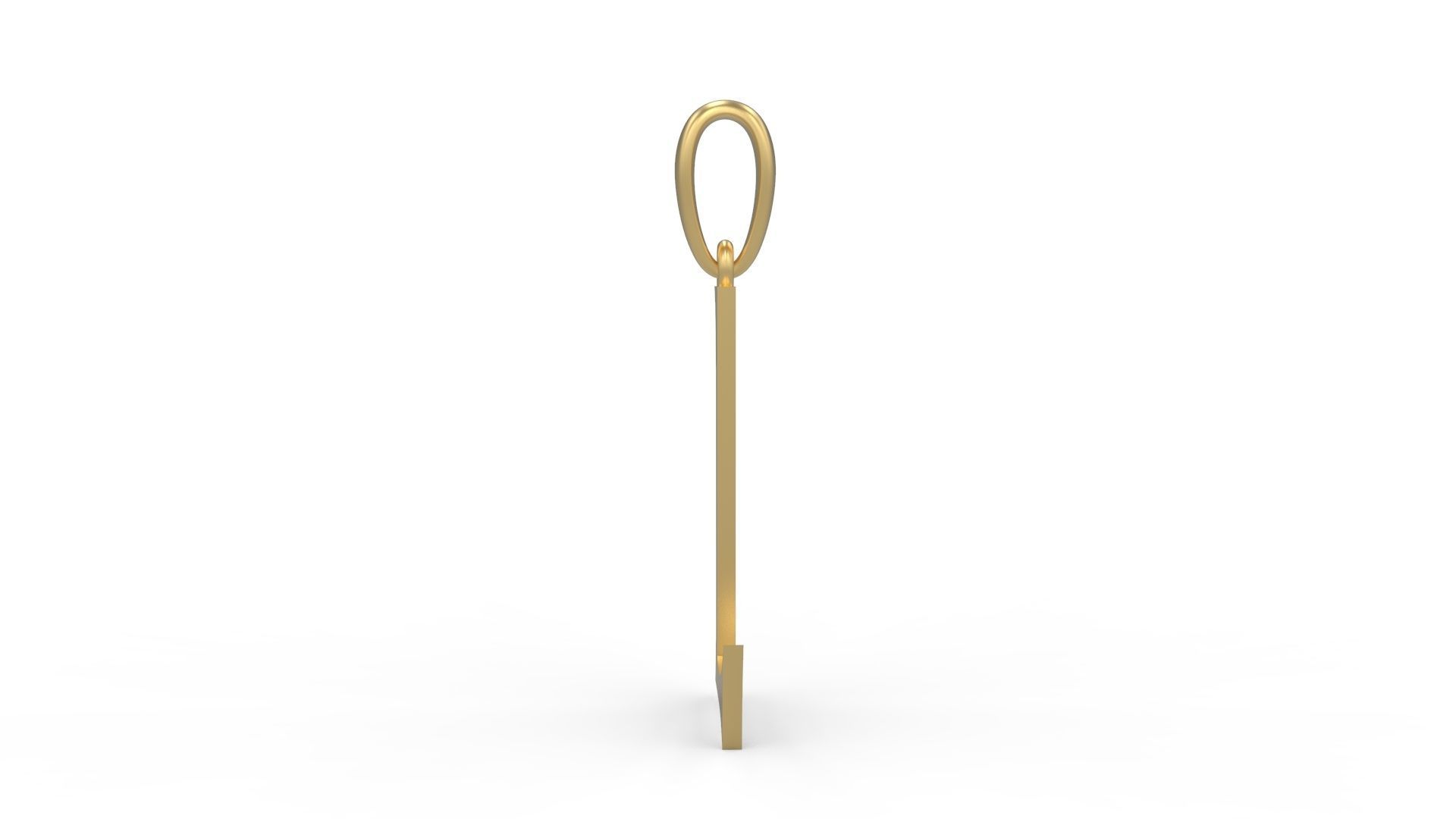 Initial Letters Pendant Dumbledor L 3D print model_2