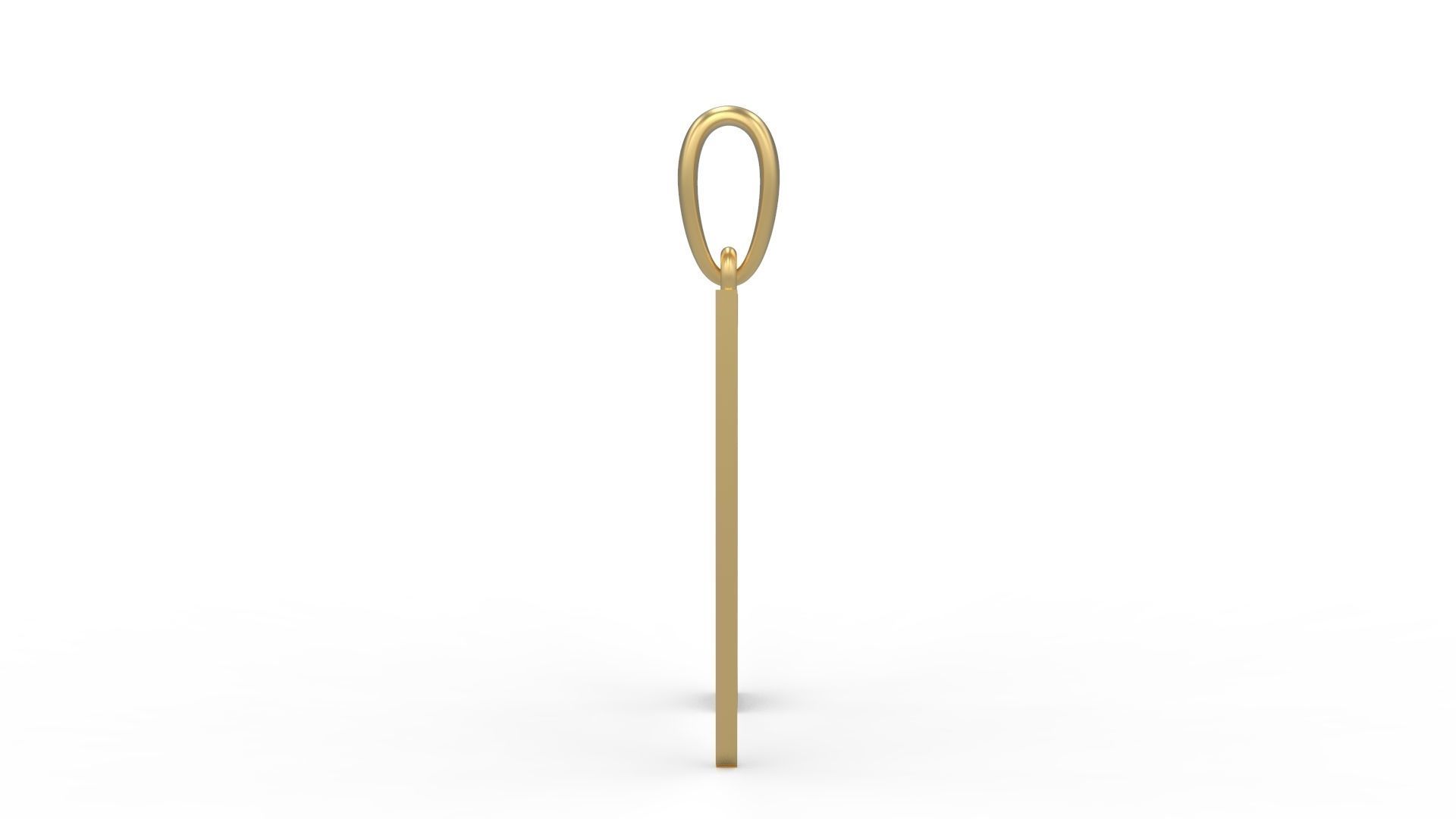 Initial Letters Pendant Dumbledor N 3D print model_2