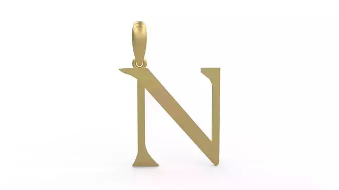 Initial Letters Pendant Dumbledor N