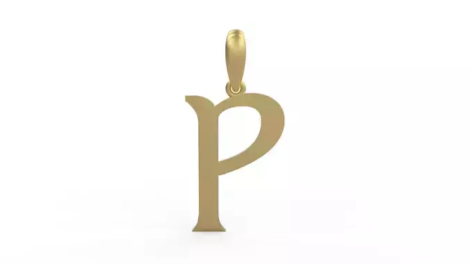 Initial Letters Pendant Dumbledor P